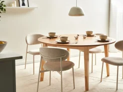 Tavolo da pranzo HUNTLEY Rovere chiaro 140 cm 140 cm