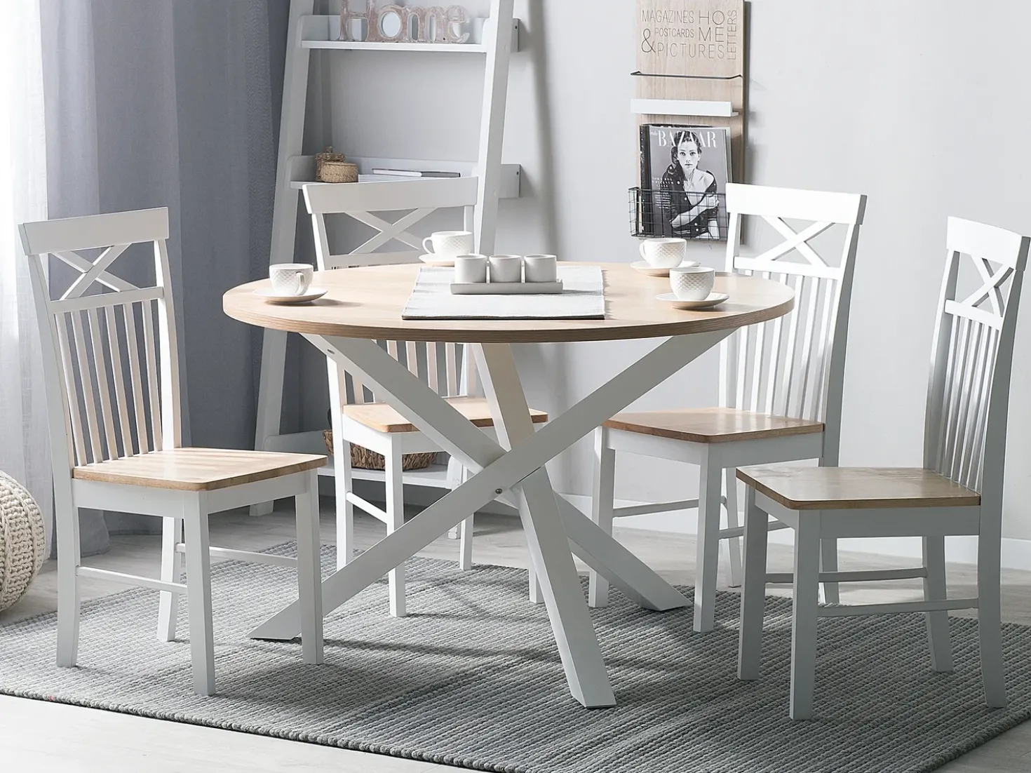 Tavolo da pranzo JACKSONVILLE Marrone chiaro 120 cm 120 cm