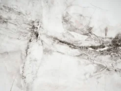 Tavolo da pranzo JOLLEIN Marmo bianco 140 cm 80 cm Vetro