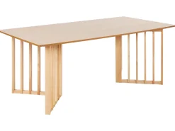 Tavolo da pranzo LEANDRA Frassino chiaro 200 cm 100 cm