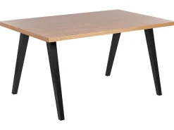 Tavolo da pranzo LENISTER Marrone/Nero 150 cm 90 cm