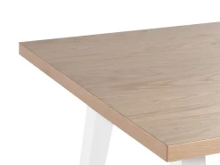 Tavolo da pranzo LENISTER Marrone/Bianco 150 cm 90 cm
