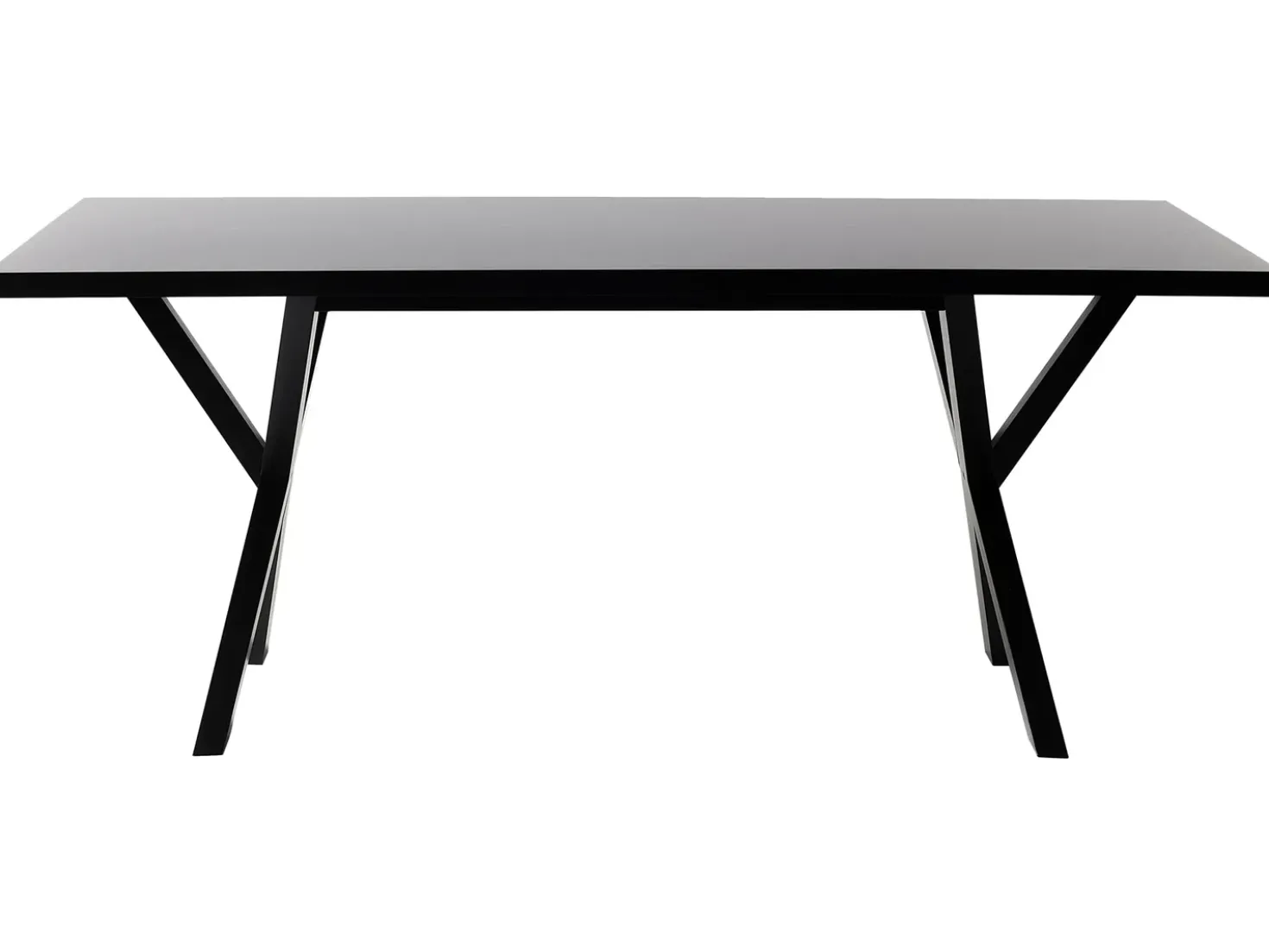 Tavolo da pranzo LISALA Nero 180 cm 100 cm