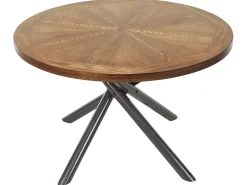 Tavolo da pranzo LORENZO Frassino marrone 120 cm 120 cm