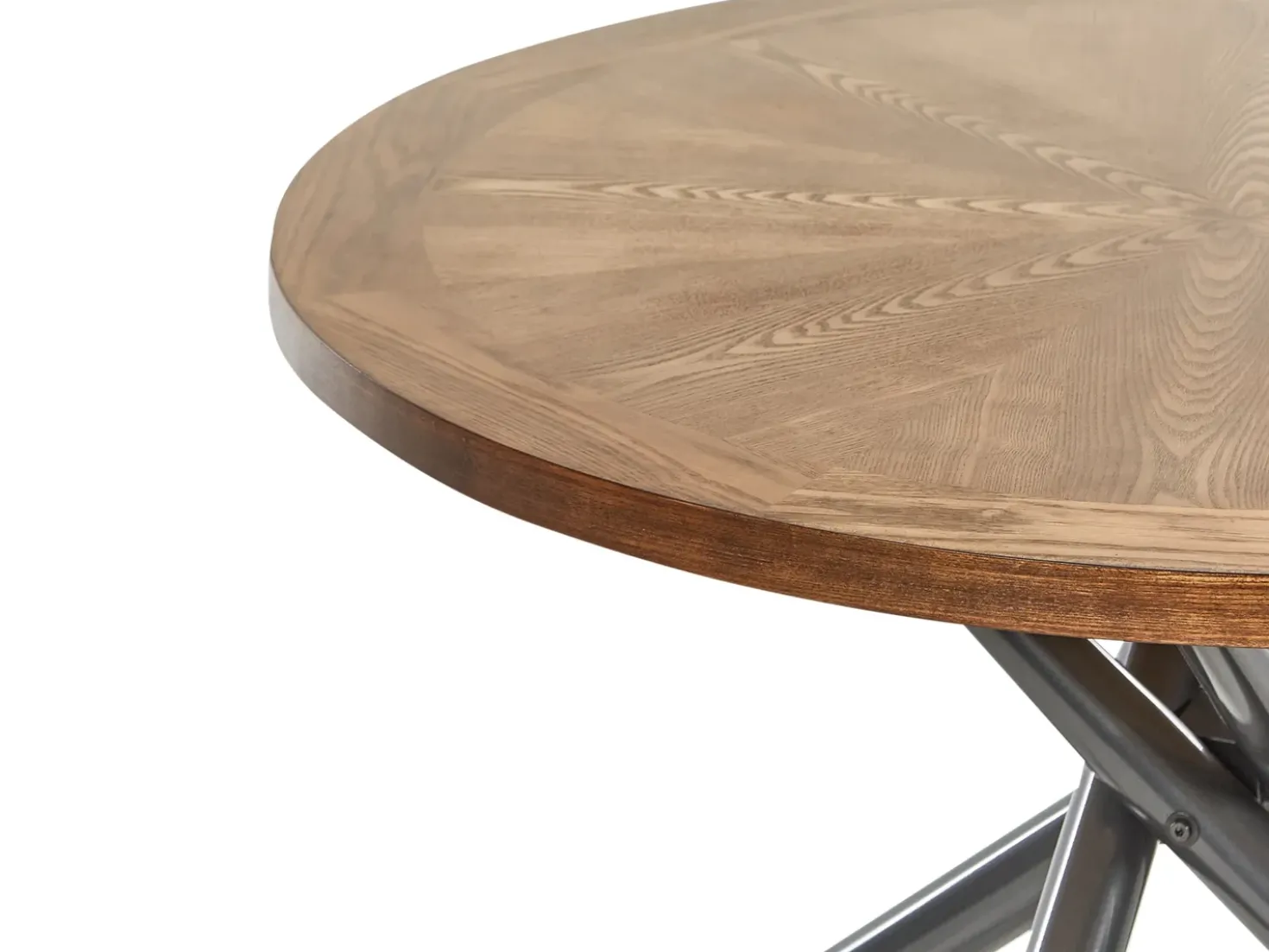 Tavolo da pranzo LORENZO Frassino marrone 120 cm 120 cm