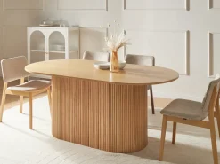 Tavolo da pranzo LUNNIN Rovere chiaro 90 cm 180 cm