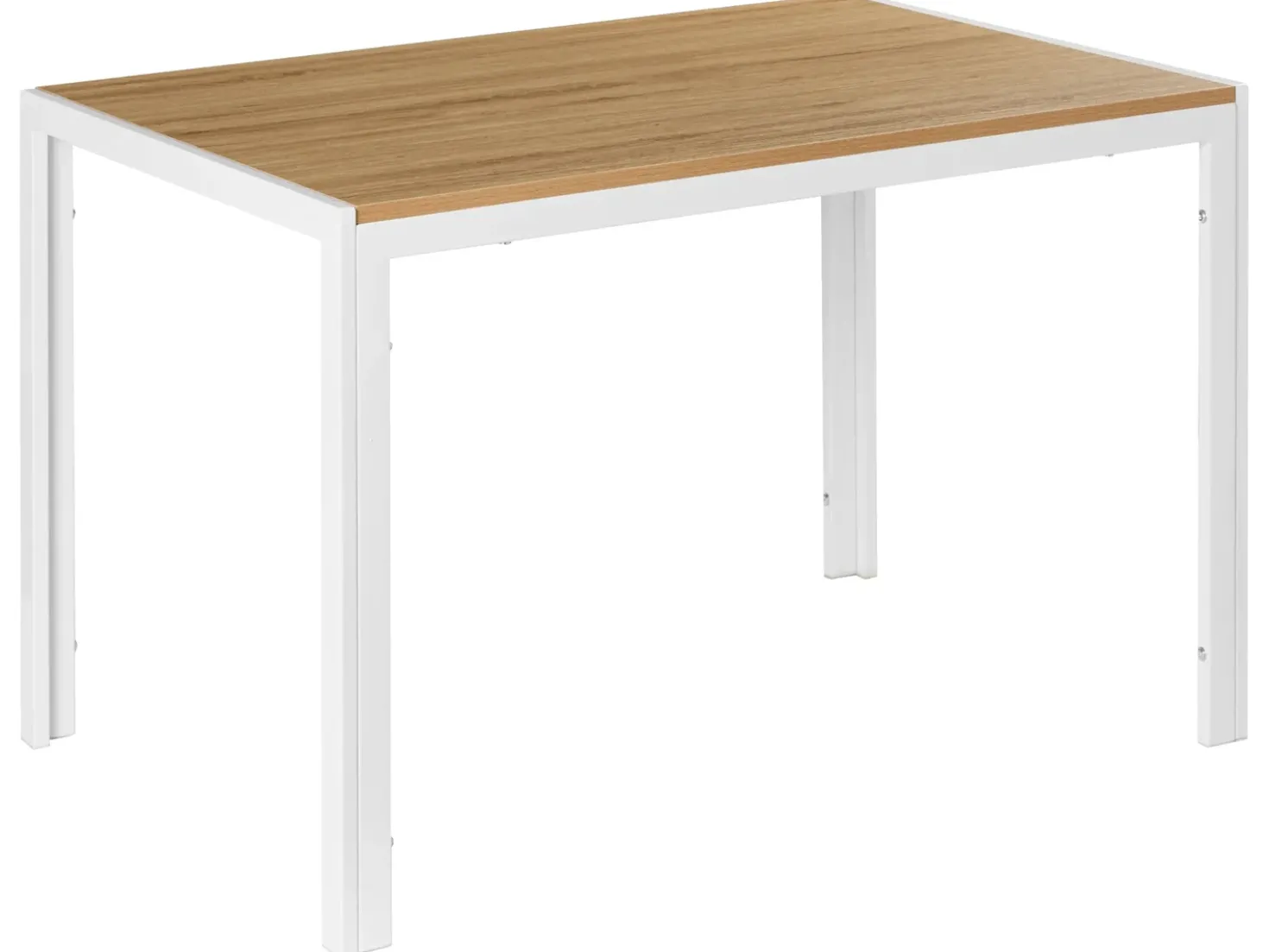 Tavolo da pranzo MANN Marrone/Bianco 120 cm 80 cm