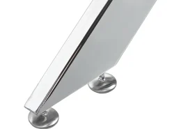 Tavolo da pranzo MARAMO Argento 120 cm 70 cm Vetro temperato