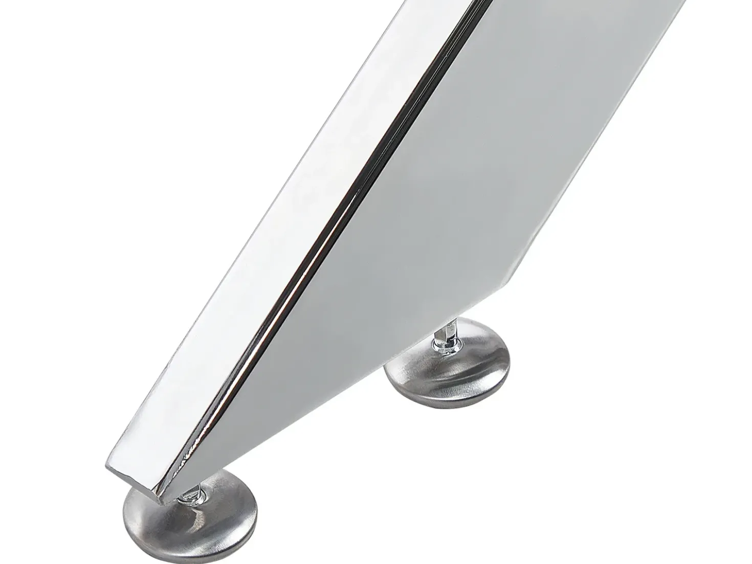 Tavolo da pranzo MARAMO Argento 120 cm 70 cm Vetro temperato