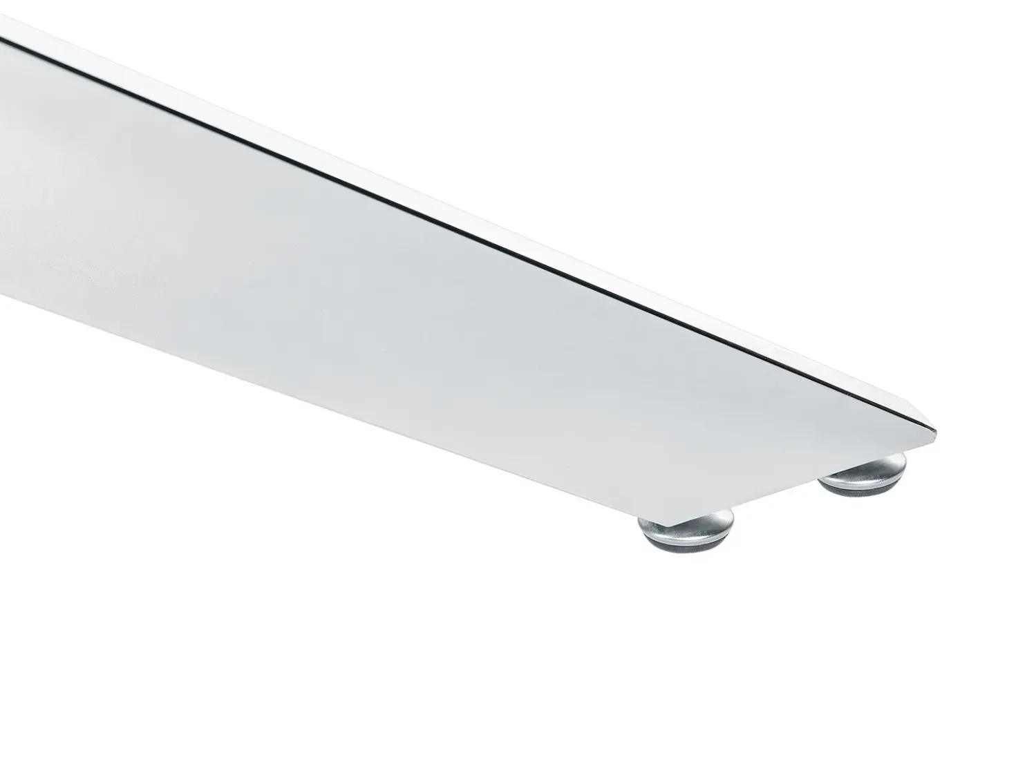 Tavolo da pranzo MARAMO Argento 120 cm 120 cm Vetro temperato