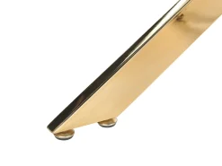 Tavolo da pranzo MARAMO Oro 120 cm 70 cm Vetro temperato