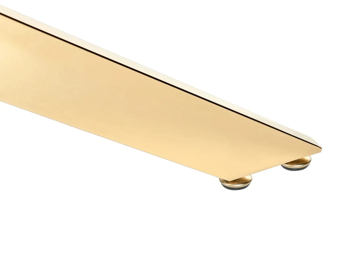 Tavolo da pranzo MARAMO Oro 120 cm 120 cm Vetro temperato