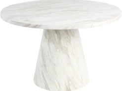 Tavolo da pranzo MERE Marmo bianco 120 cm 120 cm