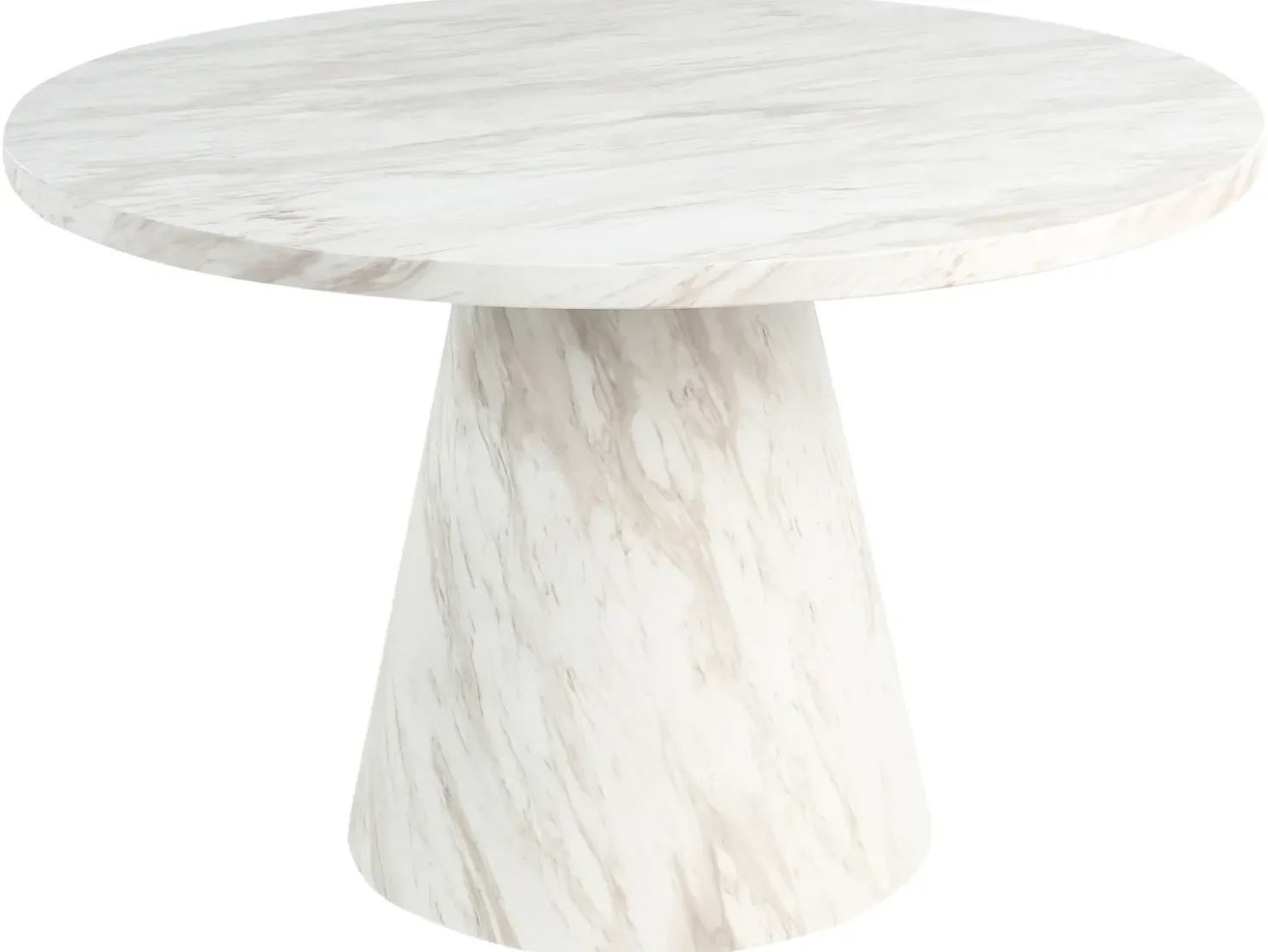 Tavolo da pranzo MERE Marmo bianco 120 cm 120 cm