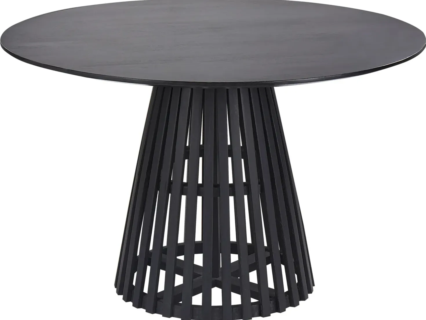 Tavolo da pranzo MESILLA Nero 120 cm 120 cm Legno d'acacia
