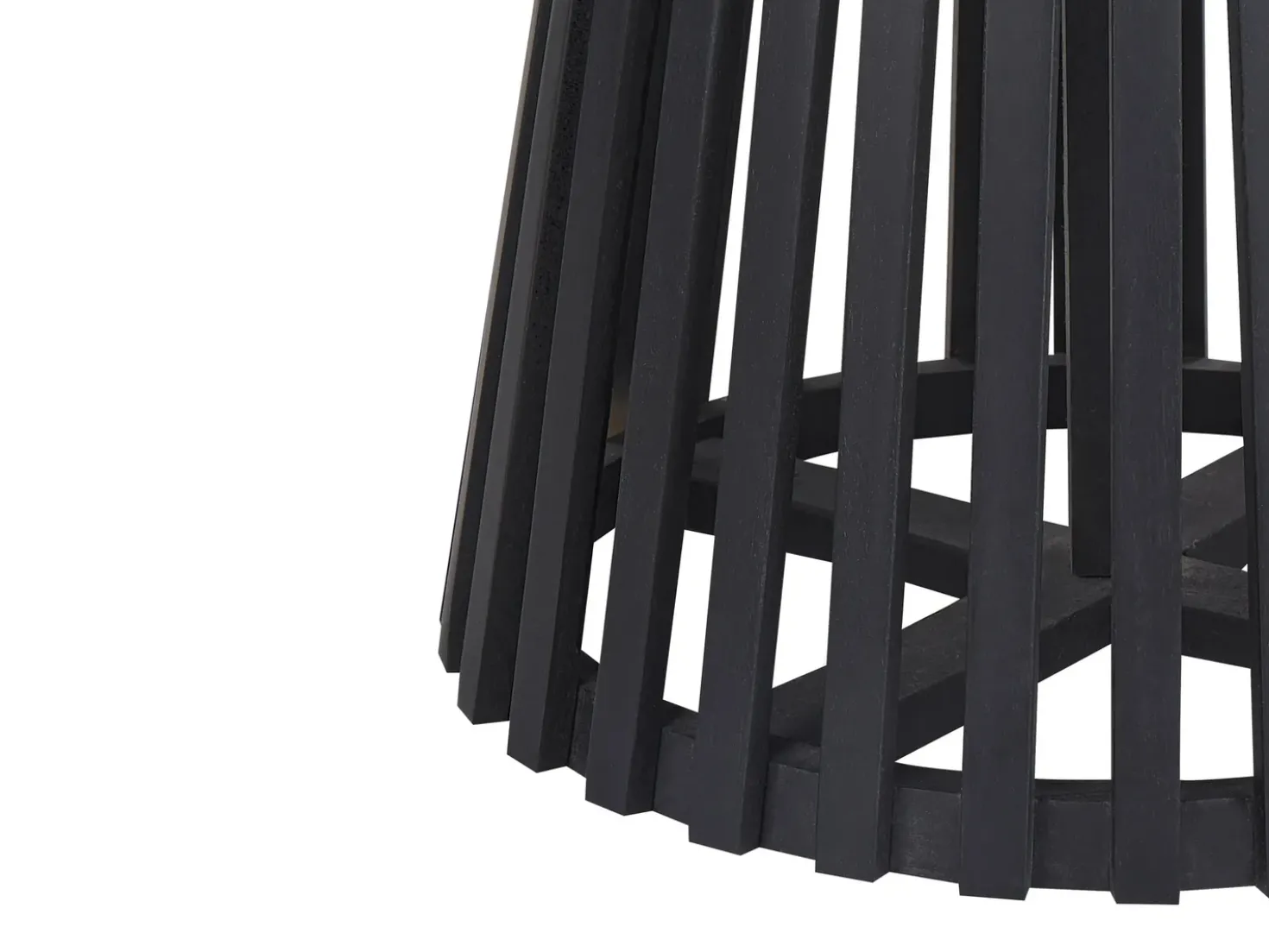 Tavolo da pranzo MESILLA Nero 120 cm 120 cm Legno d'acacia