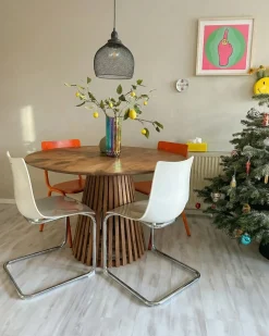 Tavolo da pranzo MESILLA Marrone 120 cm 120 cm Legno d'acacia