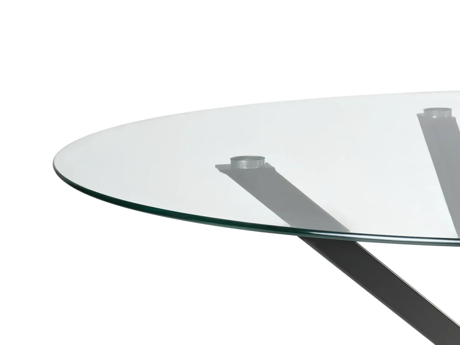 Tavolo da pranzo MESTON Nero 120 cm 120 cm Vetro temperato