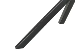 Tavolo da pranzo MESTON Nero 120 cm 120 cm Vetro temperato