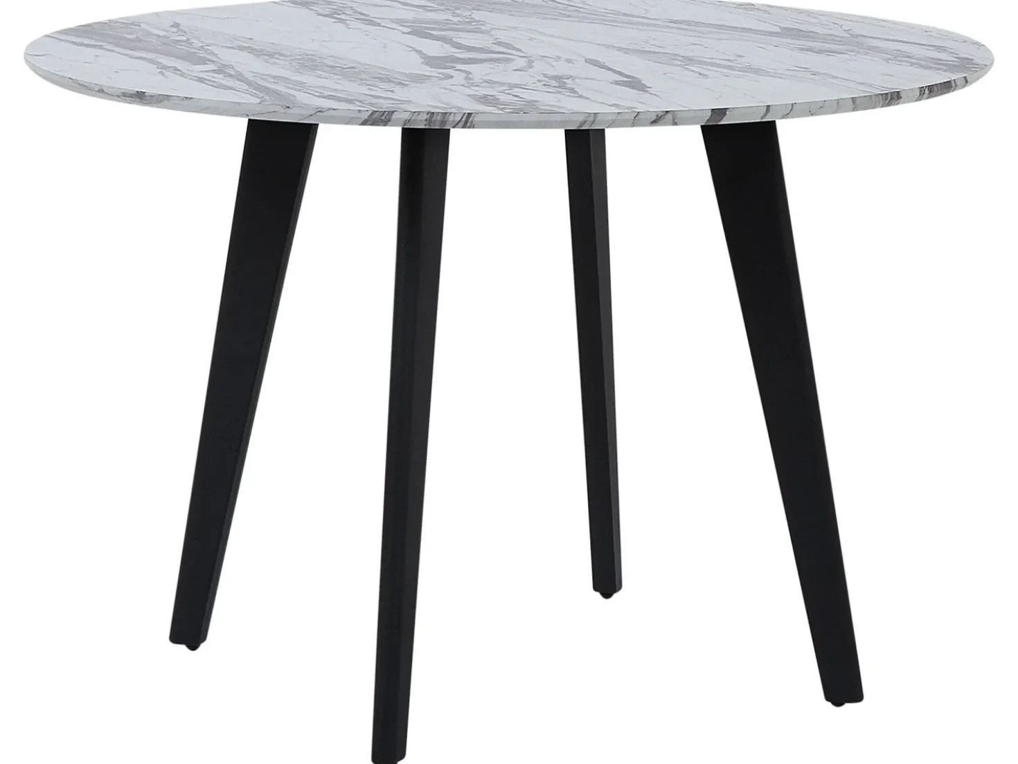 Tavolo da pranzo MOSBY Marmo bianco 110 cm 110 cm