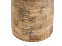 Tavolo da pranzo MURTLE Marrone chiaro 110 cm 110 cm Legno di mango