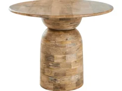 Tavolo da pranzo MURTLE Marrone chiaro 110 cm 110 cm Legno di mango