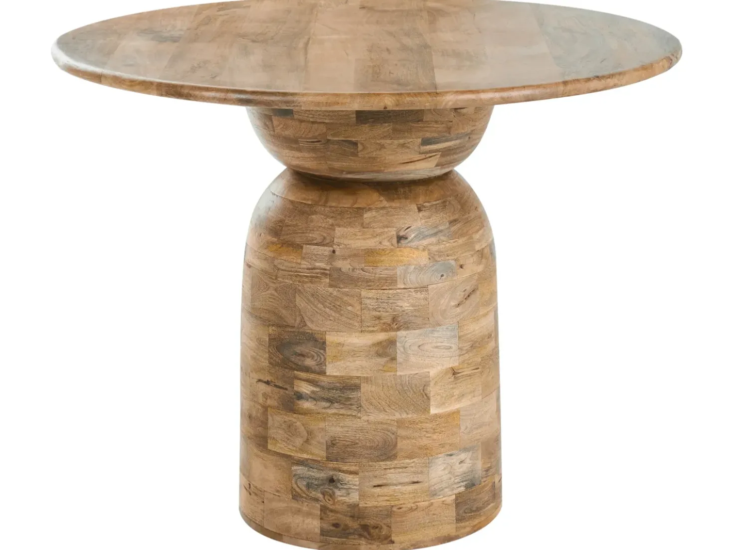 Tavolo da pranzo MURTLE Marrone chiaro 110 cm 110 cm Legno di mango