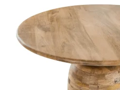 Tavolo da pranzo MURTLE Marrone chiaro 110 cm 110 cm Legno di mango