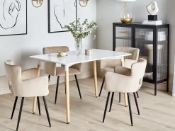 Tavolo da pranzo NEWBERRY Bianco 120 cm 80 cm