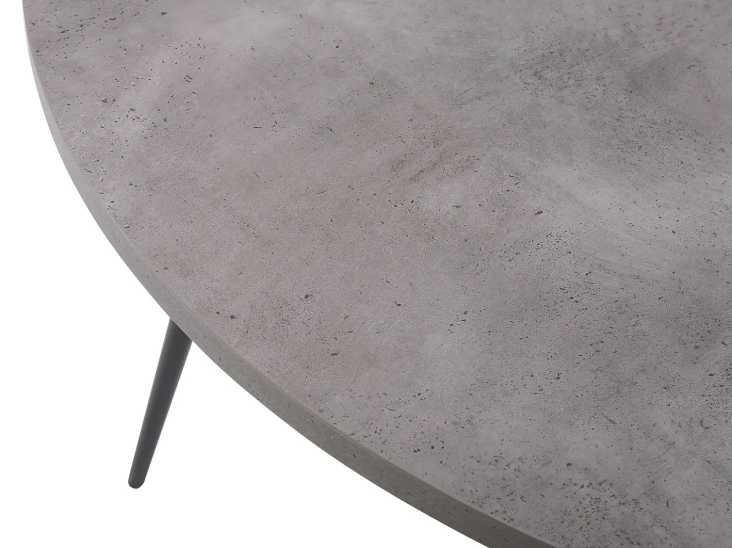 Tavolo da pranzo ODEON Grigio effetto cemento 120 cm 120 cm