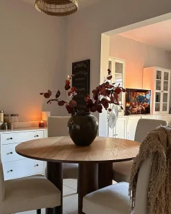 Tavolo da pranzo ORIN Frasino scuro 120 cm 120 cm
