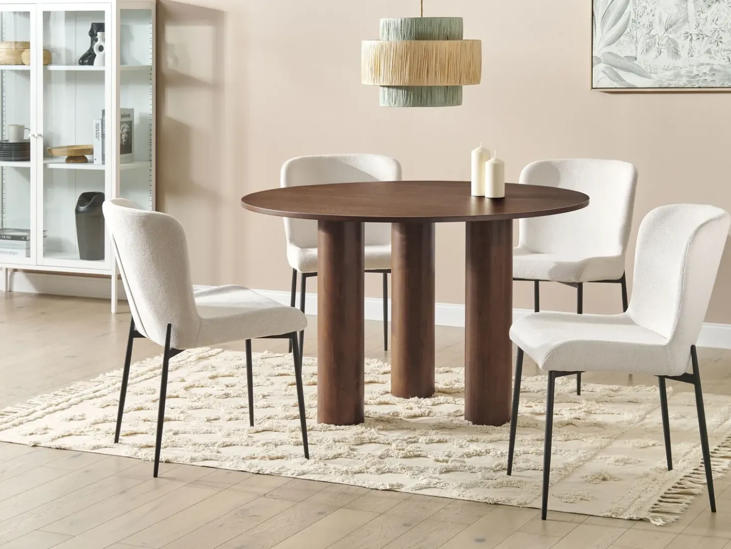Tavolo da pranzo ORIN Frasino scuro 120 cm 120 cm