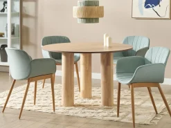 Tavolo da pranzo ORIN Frassino chiaro 120 cm 120 cm