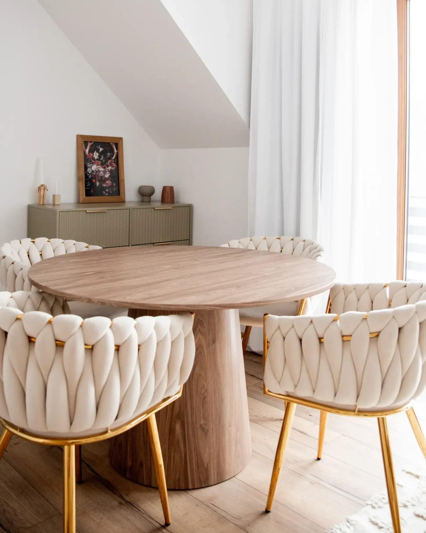 Tavolo da pranzo OYEN Marrone scuro 120 cm 120 cm