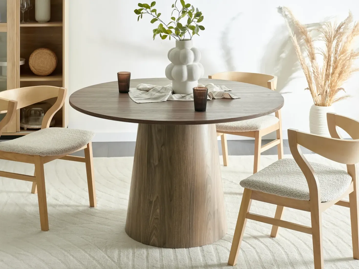 Tavolo da pranzo OYEN Marrone scuro 120 cm 120 cm