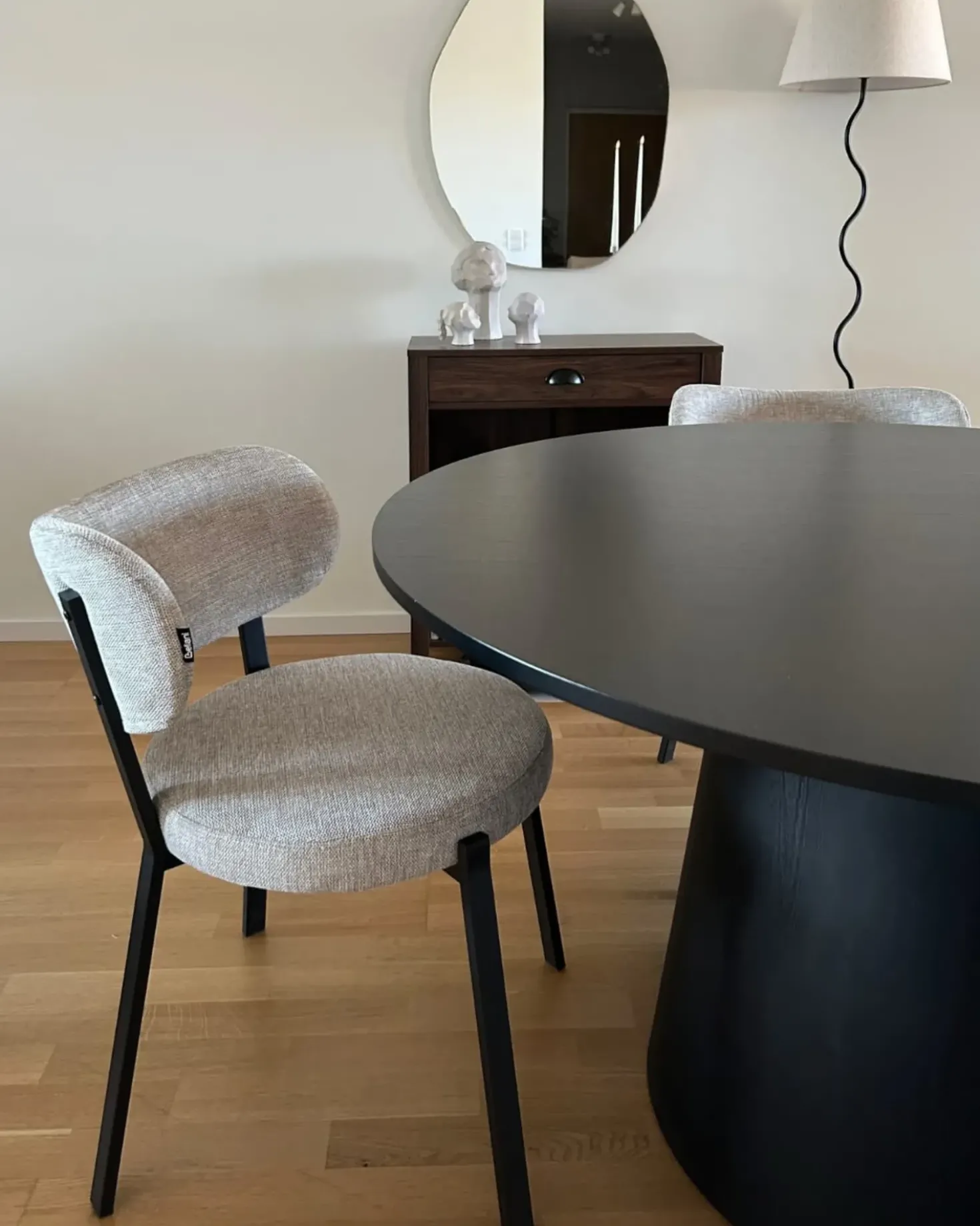Tavolo da pranzo OYEN Nero 120 cm 120 cm