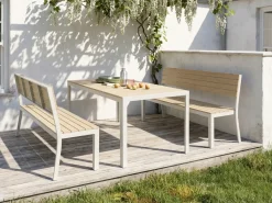 Tavolo da pranzo per 8 persone COMO 184 cm 90 cm Beige