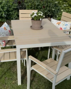 Tavolo da pranzo per 6 persone COMO 150 cm 90 cm Beige
