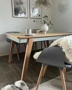 Tavolo da pranzo PHOLA Rovere chiaro 150 cm 90 cm