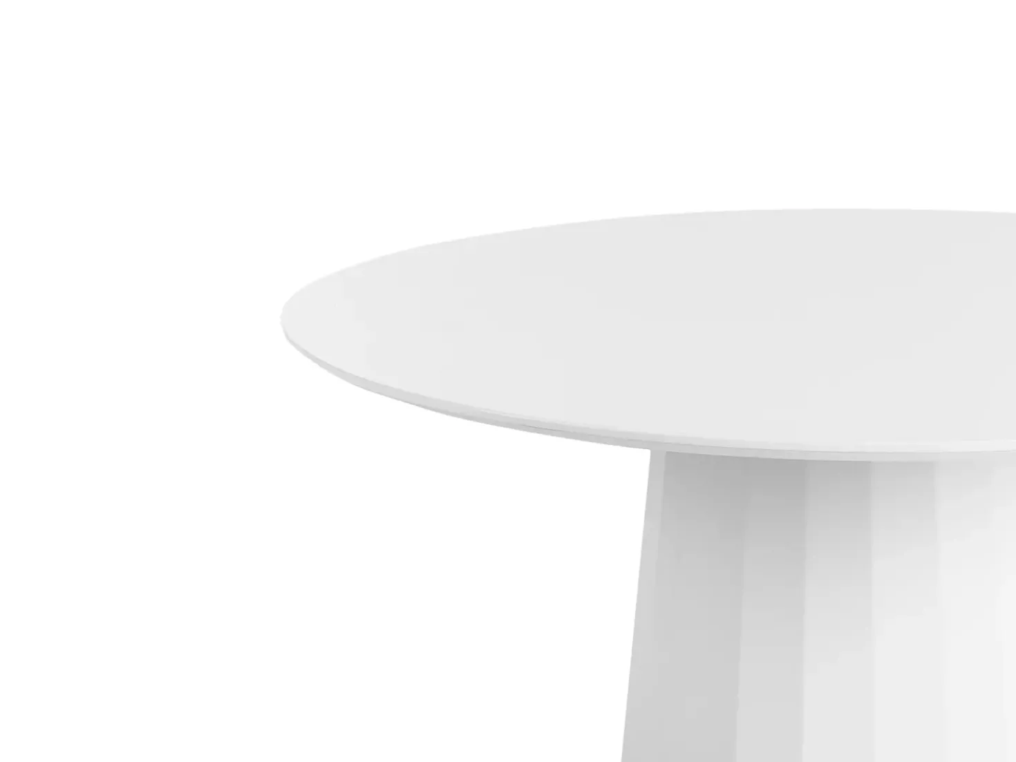 Tavolo da pranzo PLATO Bianco 100 cm 100 cm Metallo