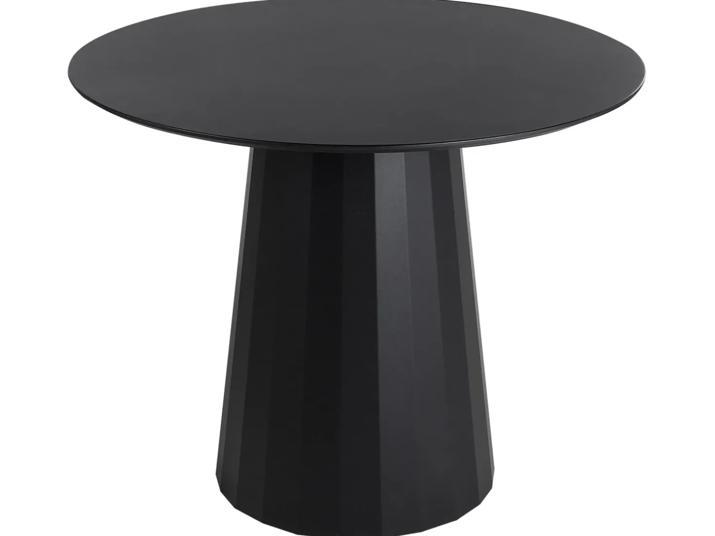 Tavolo da pranzo PLATO Nero 100 cm 100 cm Metallo