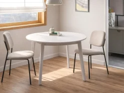 Tavolo da pranzo ROXBY Bianco 100 cm 100 cm Legno di pino