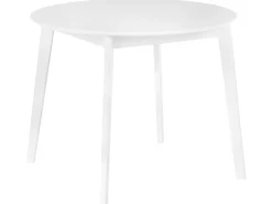 Tavolo da pranzo ROXBY Bianco 100 cm 100 cm Legno di pino
