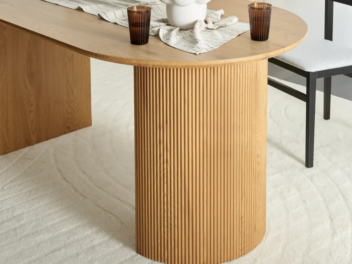 Tavolo da pranzo SAVORY Marrone chiaro 180 cm 90 cm