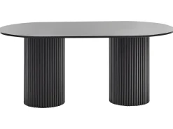 Tavolo da pranzo SHERIDAN Nero 180 cm 100 cm