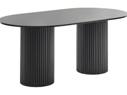 Tavolo da pranzo SHERIDAN Nero 180 cm 100 cm