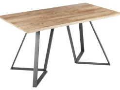 Tavolo da pranzo UPTON Marrone chiaro 140 cm 80 cm