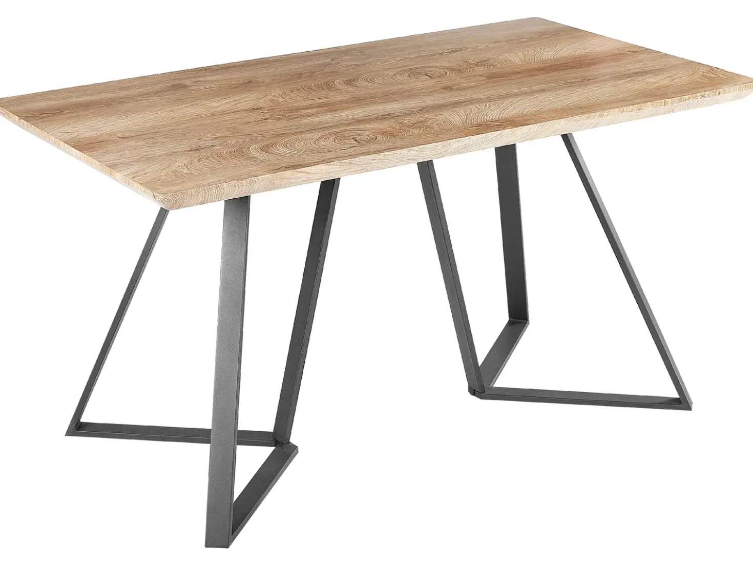 Tavolo da pranzo UPTON Marrone chiaro 140 cm 80 cm