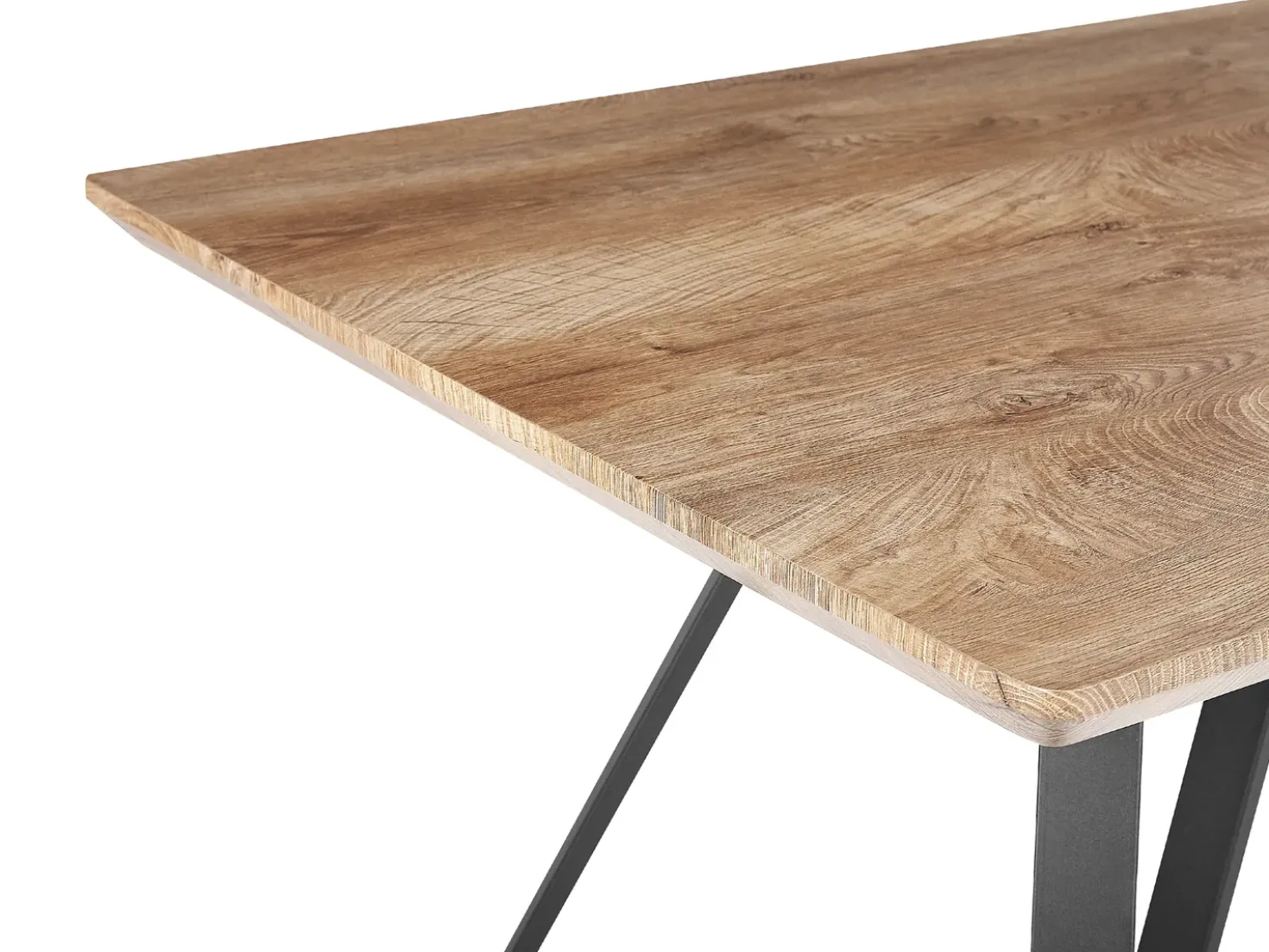 Tavolo da pranzo UPTON Marrone chiaro 140 cm 80 cm