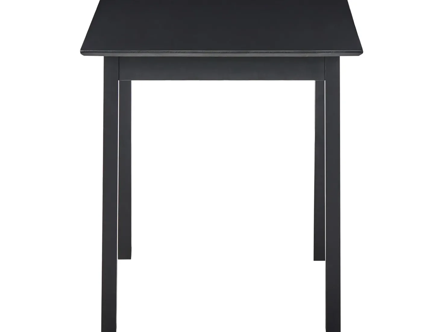 Tavolo da pranzo VERITAS Nero 75 cm 75 cm Legno di pino